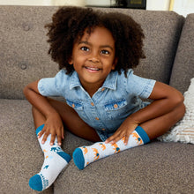 Load image into Gallery viewer, Kids Socks that Protect Elephants | Organic Cotton Kids Sock: Preschool