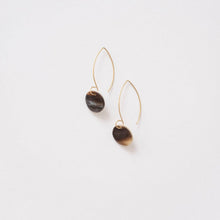 Load image into Gallery viewer, Simple Circle Earrings - Brown