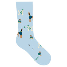 Load image into Gallery viewer, Socks that Save Dogs - Medium (Blue Dogs)