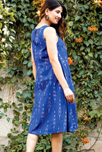 Load image into Gallery viewer, Ikat Handloom Dresses : Burgundy / S/M