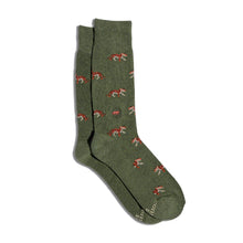 Load image into Gallery viewer, Socks that Protect Tigers - Medium (Green Tigers)