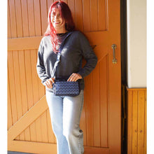Load image into Gallery viewer, Small Crossbody - Retro Prints - Camera Bag Crossbody : Black