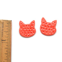 Load image into Gallery viewer, Colorful Ceramic Cat Stud Earrings - Fair Trade & Handmade