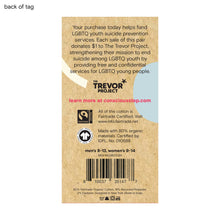 Load image into Gallery viewer, Socks that Save LGBTQ Lives - Small (Alternating Rainbow Stripes)