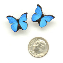 Load image into Gallery viewer, Butterfly Studs - Fair Trade Verified