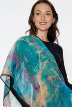 Load image into Gallery viewer, Aloka Scarf - Turquoise & Orchid
