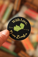 Load image into Gallery viewer, With Love, From Zambia Sticker
