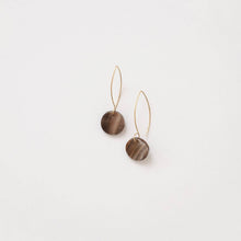 Load image into Gallery viewer, Simple Circle Earrings - Black