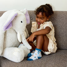 Load image into Gallery viewer, Kids Socks that Protect Elephants | Organic Cotton Kids Sock: Preschool