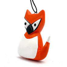 Load image into Gallery viewer, Mini Whimsical Fox Balsa Ornament