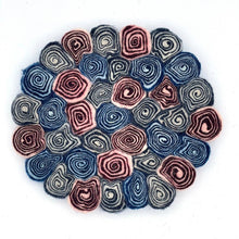 Load image into Gallery viewer, Dark Forest Mushroom Felt Swirl Trivet