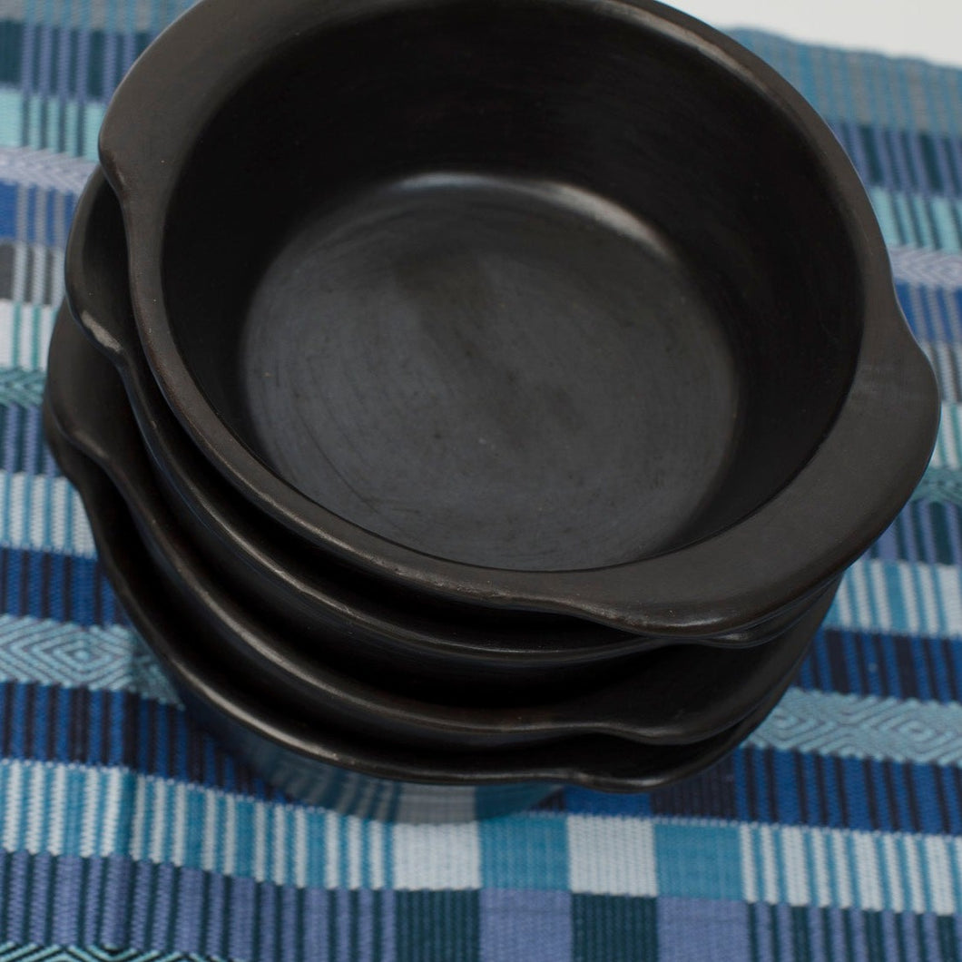 Black Ceramic Personal Sized Lasagna  Dish