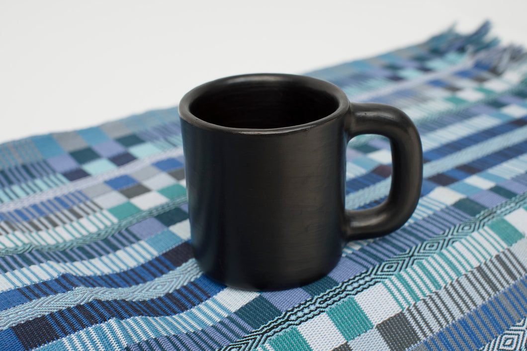 Black Ceramic Handled Mug