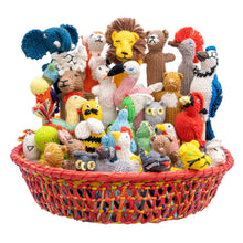 Load image into Gallery viewer, Animal Mix Organic Cotton Finger Puppet