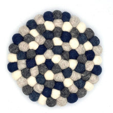 Load image into Gallery viewer, Gray Neutral Felt Ball Trivet