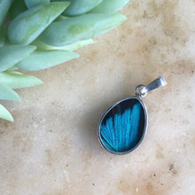 Load image into Gallery viewer, Three-toned Prepona Butterfly Pendant