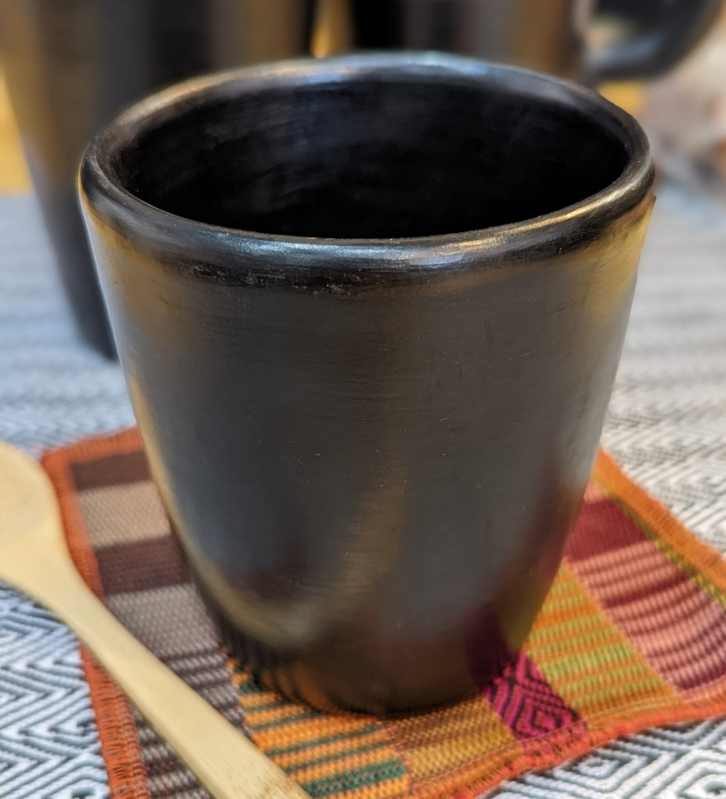 Black Ceramic Goblet Mug