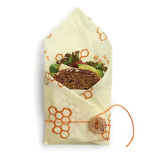 Load image into Gallery viewer, 1 Sandwich Wrap - Honeycomb Print