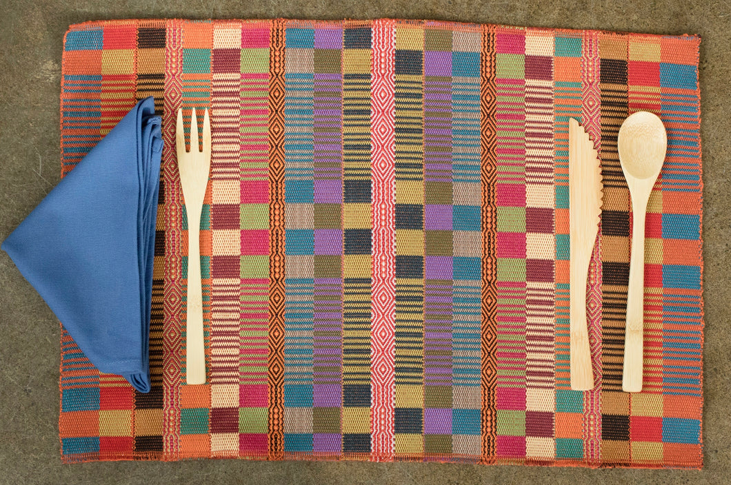 Handmade Woven Placemats - Various Colors & Patterns