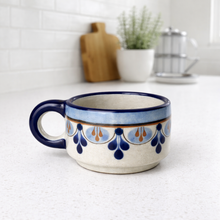 Load image into Gallery viewer, Guatemalan Hand-Painted Ceramic Cortado Cup - Green
