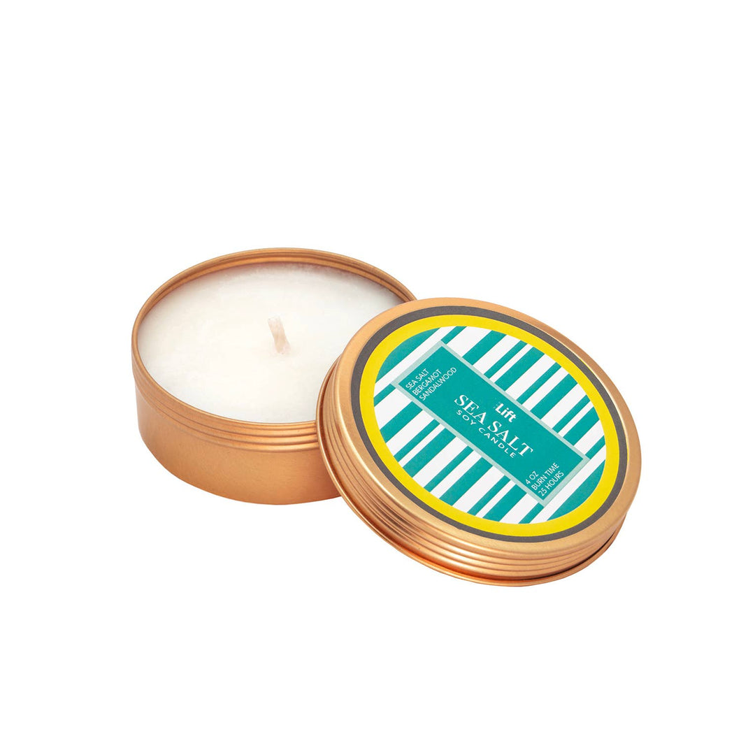 4 oz. Tin Candle - Sea Salt