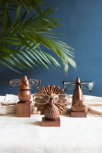 Load image into Gallery viewer, Nose Glasses Holder Stand - Handcrafted Indian Rosewood

