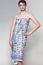 Load image into Gallery viewer, Deepa Block Print Sarongs: Blue Fish
