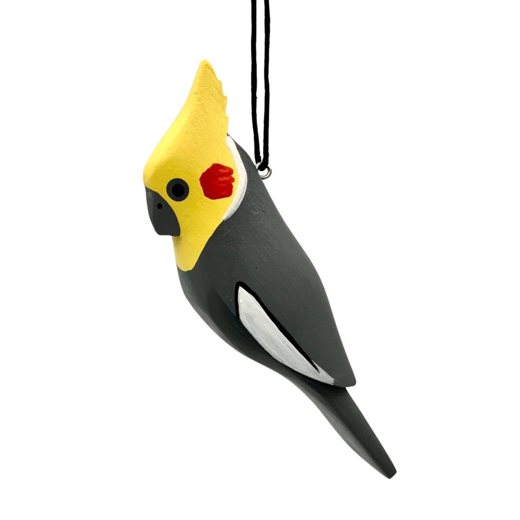 Cockatiel Balsa Ornament