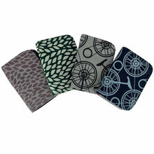 Load image into Gallery viewer, Cotton Cardholders Spring 2024 Prints! Blue Bikes
