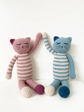 Load image into Gallery viewer, Sleeping Kitten - Plush Toy Rattle - Pink
