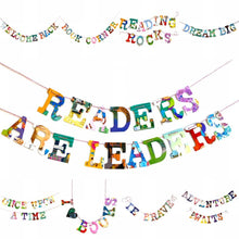 Load image into Gallery viewer, Phrase Garlands - "Readers Are Leaders"
