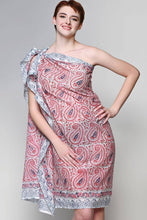 Load image into Gallery viewer, Deepa Block Print Sarongs: Blue Fish
