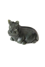Load image into Gallery viewer, Tiny Zimbabwean Serpentine Hippo Sculpture
