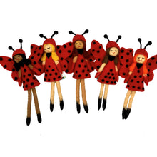 Load image into Gallery viewer, Ladybug Fairy Ornament: Meadow

