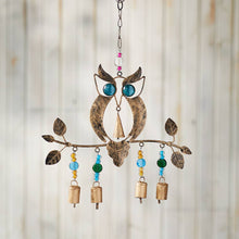 Load image into Gallery viewer, Recycled Owl Chime
