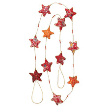 Load image into Gallery viewer, Snowy Star Garland
