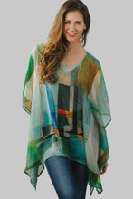 Load image into Gallery viewer, Kumari Cupro Tops: Emerald &amp; Amethyst
