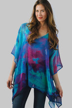 Load image into Gallery viewer, Kumari Cupro Tops: Emerald &amp; Amethyst
