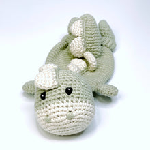 Load image into Gallery viewer, Dinosaur Lovey - Organic Cotton - Orange
