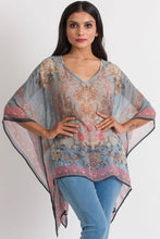 Load image into Gallery viewer, Kumari Cupro Tops: Emerald &amp; Amethyst
