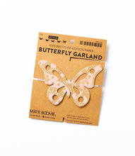 Load image into Gallery viewer, Butterfly Recycled Paper Garland - Assorted Prints
