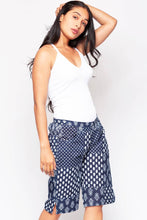 Load image into Gallery viewer, Block Print Cotton Shorts : Navy / S/M
