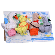 Load image into Gallery viewer, The Ugly Duckling Story Pack of 4 - Organic Cotton Finger Puppets - Storytelling Gift
