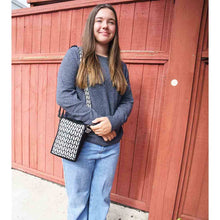Load image into Gallery viewer, Chunky Crossbody - Extra Pocket Crossbody- Small Travel Bag : Navy
