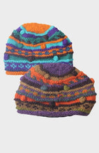 Load image into Gallery viewer, Wool Knit Babble Hat, fleece lined
