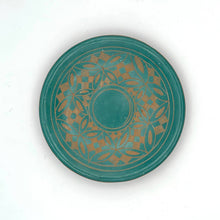 Load image into Gallery viewer, Geometric Kaleidoscope Ceramic Ring Dish (Smaller Center Circle)
