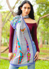 Load image into Gallery viewer, Folk Art Cat Scarf
