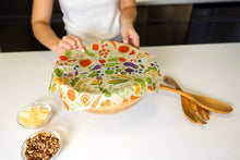 Load image into Gallery viewer, Reusable Beeswax Food Wrap - 3 Wrap (1 Small/1 Medium/1 Large) - Garden Party Print
