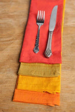 Load image into Gallery viewer, HARVEST Napkin (set of 4), Soft Handwoven Cotton

