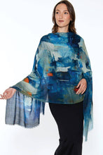 Load image into Gallery viewer, Amiya Fine Wool Shawls: Red Multi Patchwork
